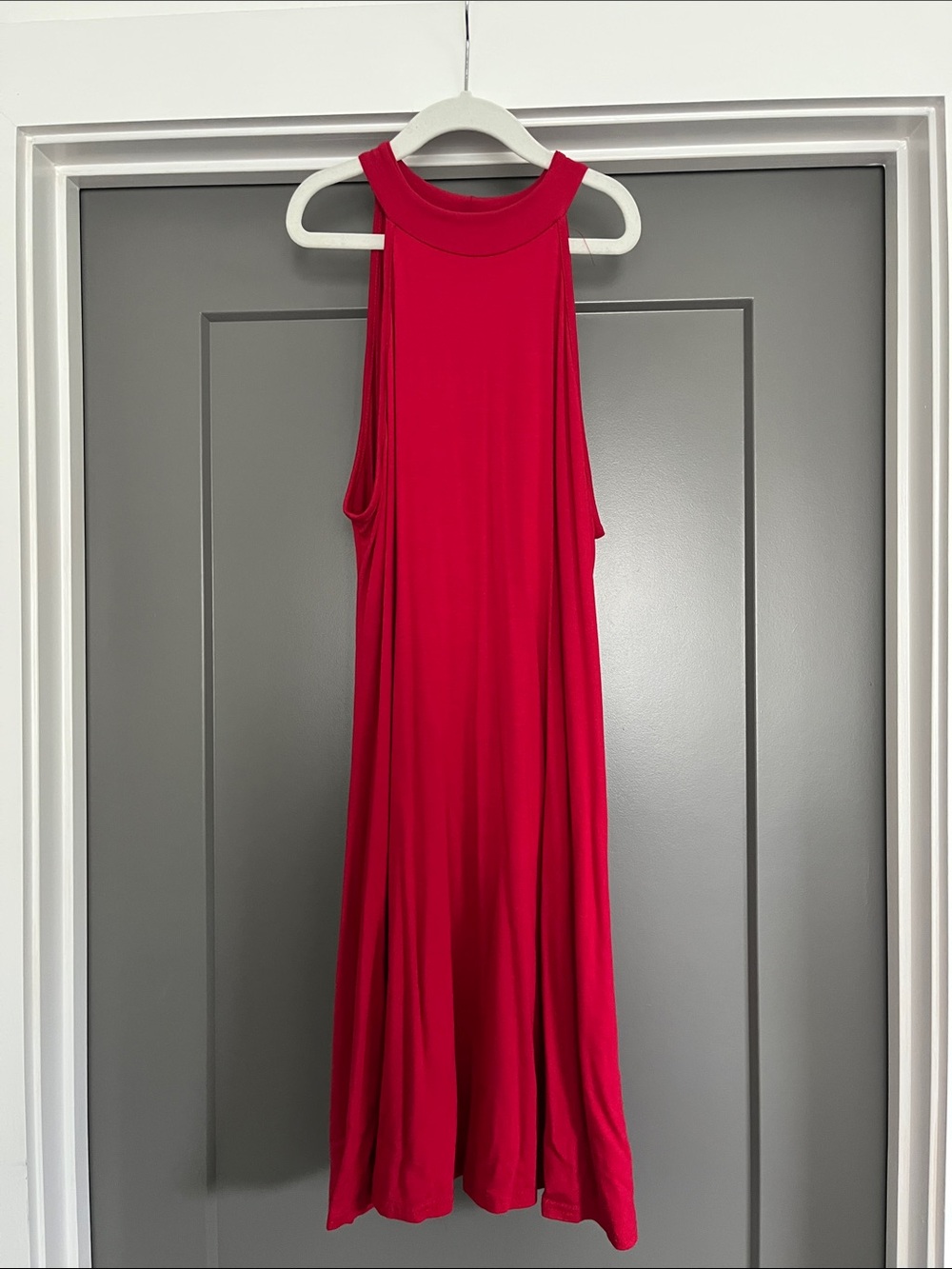Missguided Red Sleeveless Mini Dress